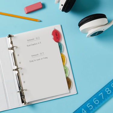 Avery Insertable Style Edge Plastic Mini Dividers for 3 Ring Binders, 5.5